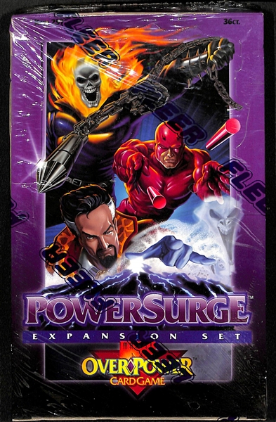 1995 Fleer Power Surge Unopened Wax Box - Over Power Card Game