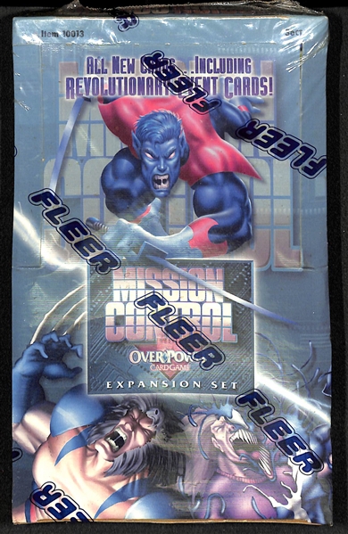 4 Sealed Boxes of 1996 Fleer Mission Control Over Power Card Game