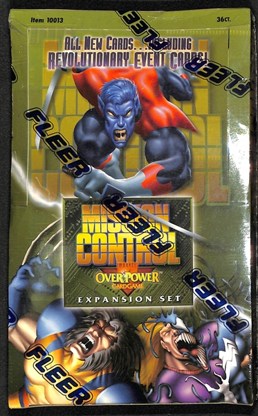 4 Sealed Boxes of 1996 Fleer Mission Control Over Power Card Game