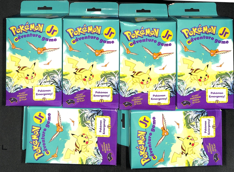 Lot of 6 Sealed Pokemon Jr. Adventure Game Sets