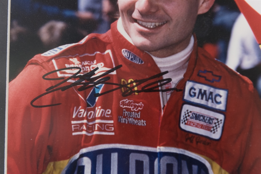 Jeff Gordon Signed/Framed 8x10 Photo - UDA COA