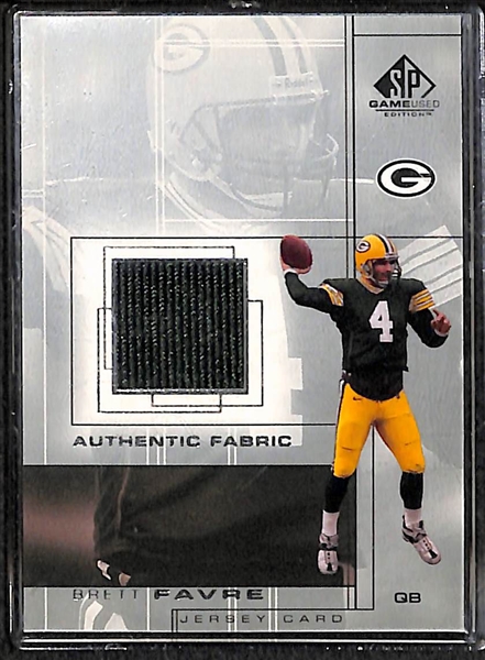 Lot of (31) Football Certified Autograph & Jersey Lot w/ Tom Brady & Brett Favre