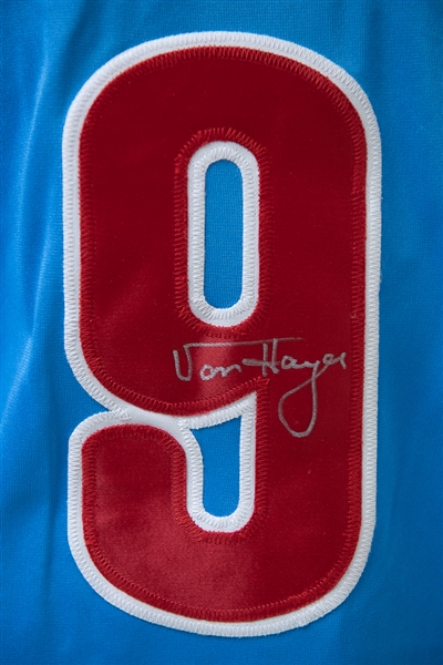 Von Hayes Signed Philadelphia Phillies Jersey 