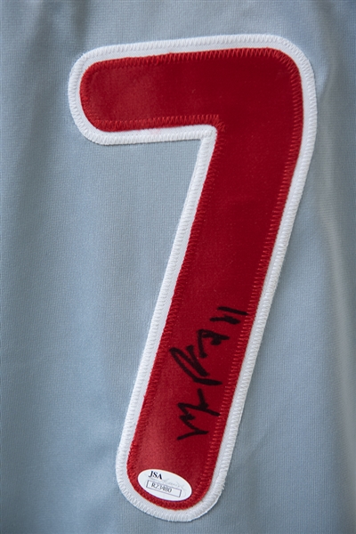 Maikel Franco Signed Philadelphia Phillies Jersey - JSA