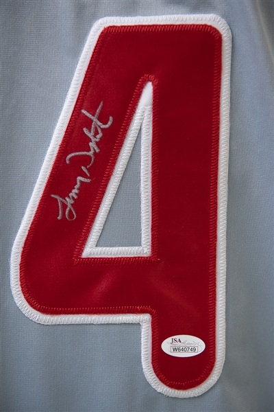 Lenny Dykstra Signed Philadelphia Phillies Jersey - JSA