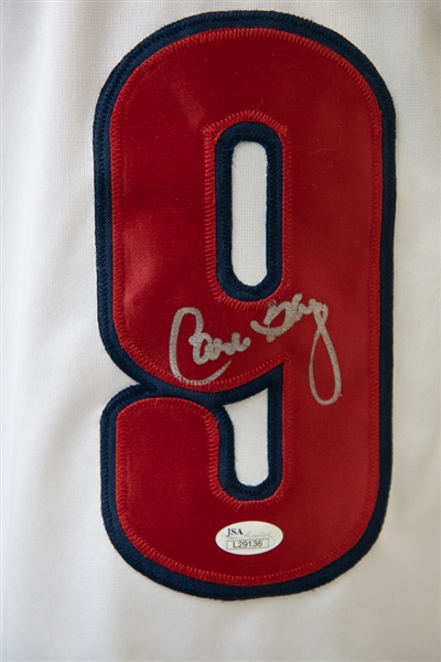 Carlos Baerga Signed Cleveland Indians Jersey - JSA