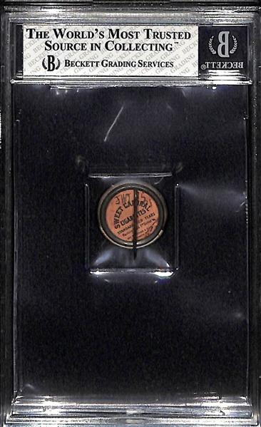1910-12 Sweet Caporal P2 Pin - Walter Johnson (HOFer) #72A Small Letters - BVG 2