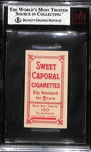 1909-11 T206 Wilbur Good - Misspelled Goode - Sweet Caporal Back - BVG 5