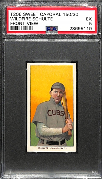 T206 Sweet Caporal 150/30 Wildfire View PSA 5
