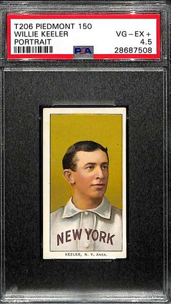 T206 Piedmont 150 Willie Keeler Portrait PSA 4.5