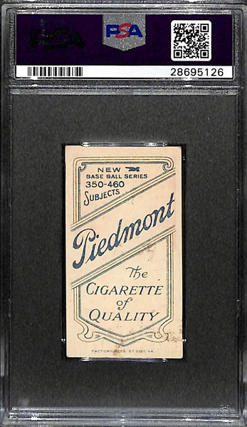 T206 Piedmont 350-460/25 Al Bridwell With Cap PSA 3