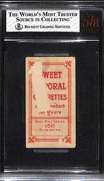 1909 T206 George Davis Sweet Caporal Factory 30 (Paper Loss on Back) - BVG 1