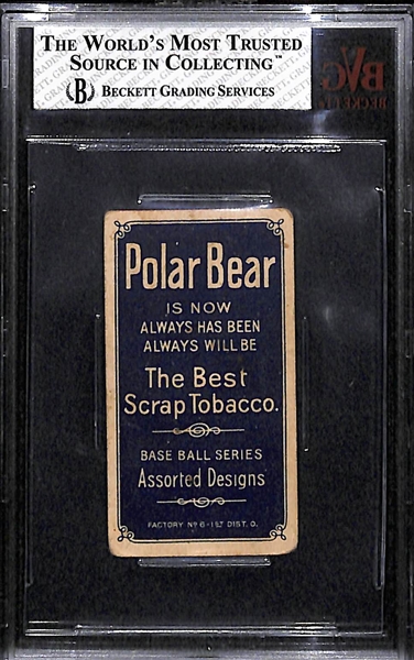 1909 T206 Bunk Congalton Polar Bear Factory 6 (Columbus) - BVG 3