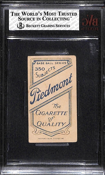 1909 T206 Gabby Street (Catching) Piedmont Factory 25 - BVG 3