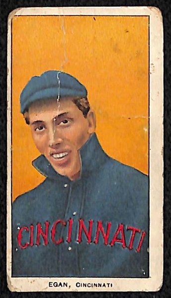 Lot of (4) 1909 T206 Cards - McLean, Eagan, Barbaeu, Beck