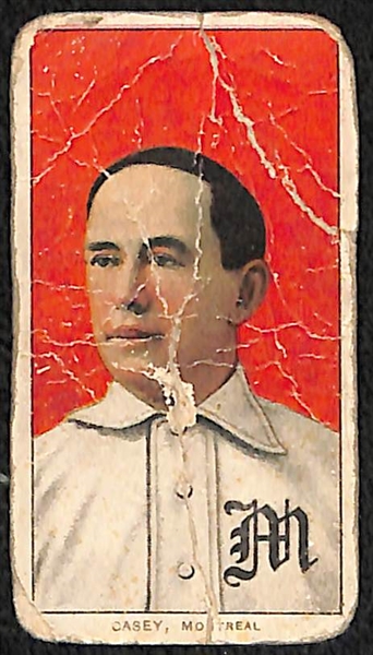 Lot of (4) 1909 T206 Minor League Cards - Brain, Cassidy, Clark, Casey