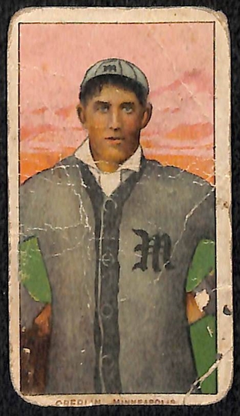 Lot of (4) 1909 T206 Minor League Cards - Dorner, Lattimore, Oberlin, Pickering