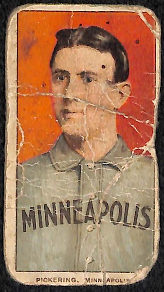 Lot of (4) 1909 T206 Minor League Cards - Dorner, Lattimore, Oberlin, Pickering