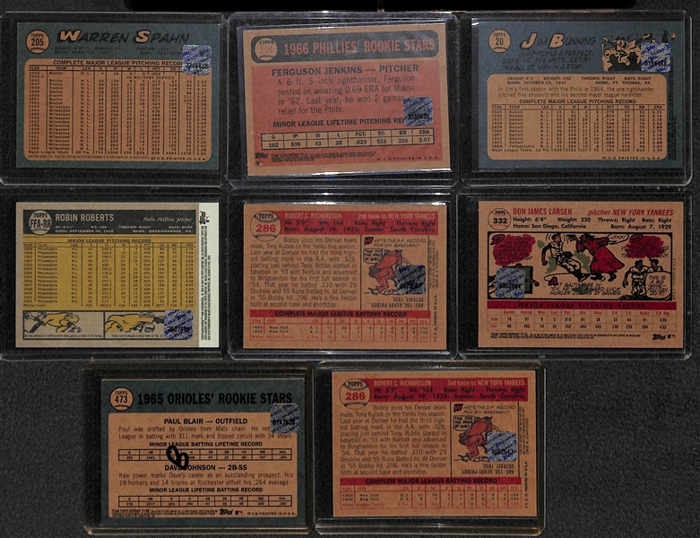 Lot Of 15 Topps Legends Autograph cards w. Spahn & Bunning