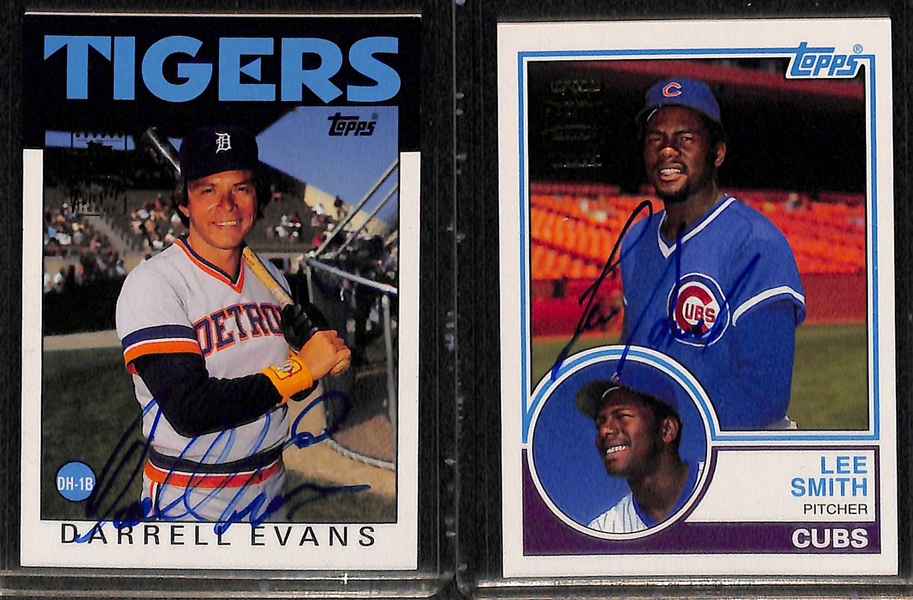 Lot Of 39 Topps Archives Autograph Cards w. Murphy & Gossage