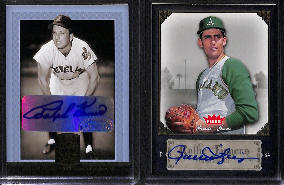 Lot Of 20 HOF & Stars Autograph Cards w. Killebrew & Seaver