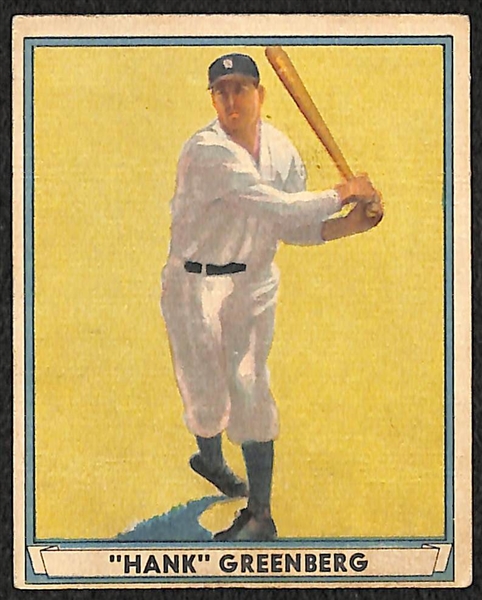 1941 Play Ball Hank Greenberg (HOF) G-VG