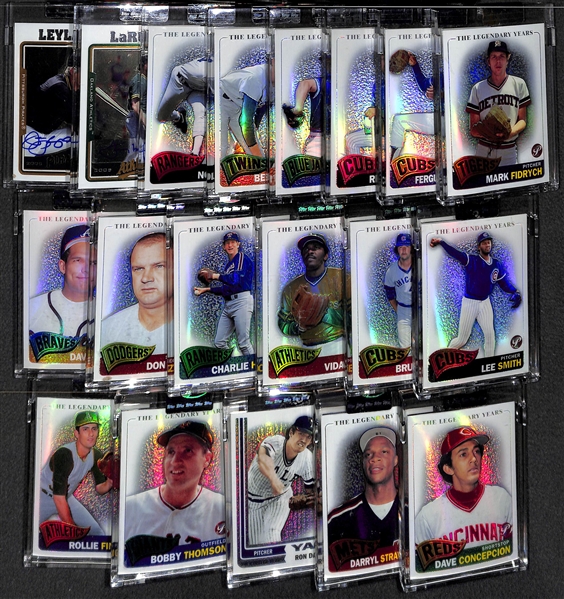 Lot Of 19 2005 Topps Retired & Prestine Autograph & Refractor Cards w. LaRussa