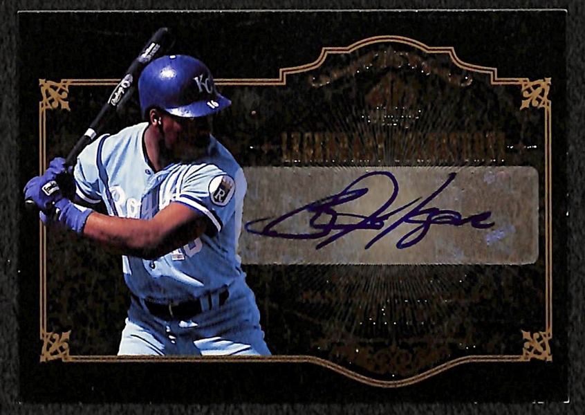 2007 SP Legendary Cuts Bo Jackson Autograph Card 43/100