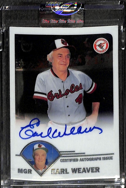 Lot Of 4 2003 Topps Chrome Retired Autograph Card w. Gwynn & Carter