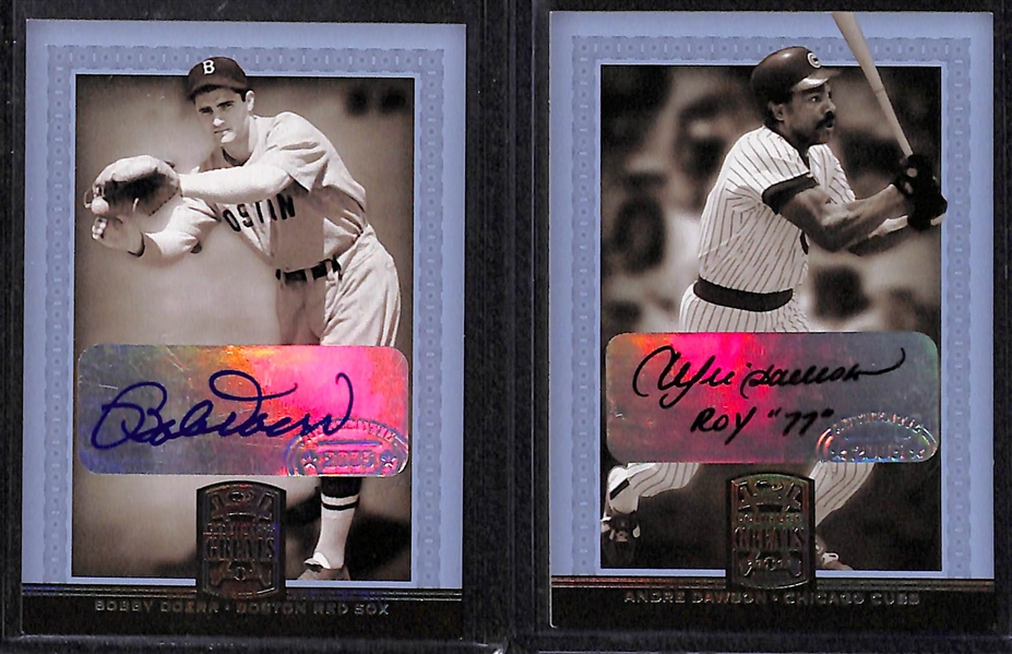 Lot Of 17  2005 Donruss Greats Autograph Cards w. Ripken