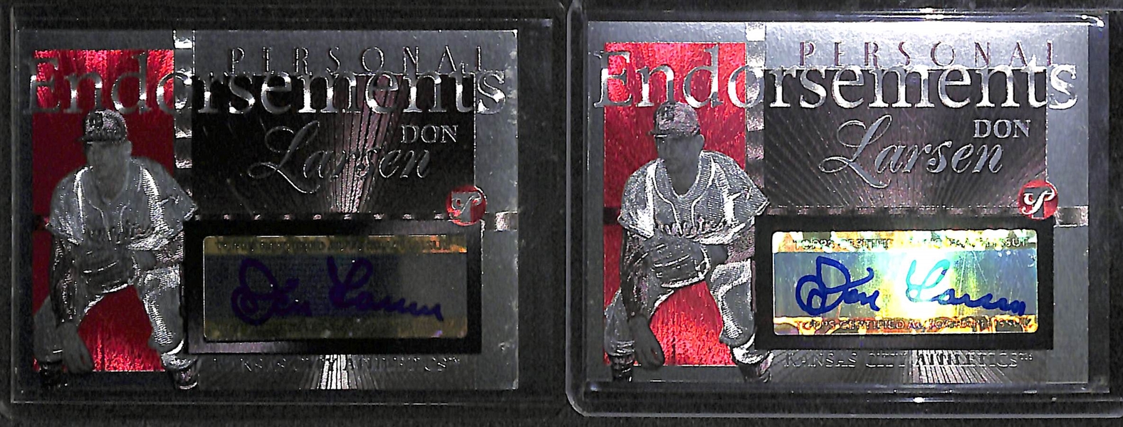 Lot Of 10 2005 Topps Pristine Legends Autograph Card w. Yount & Jackson