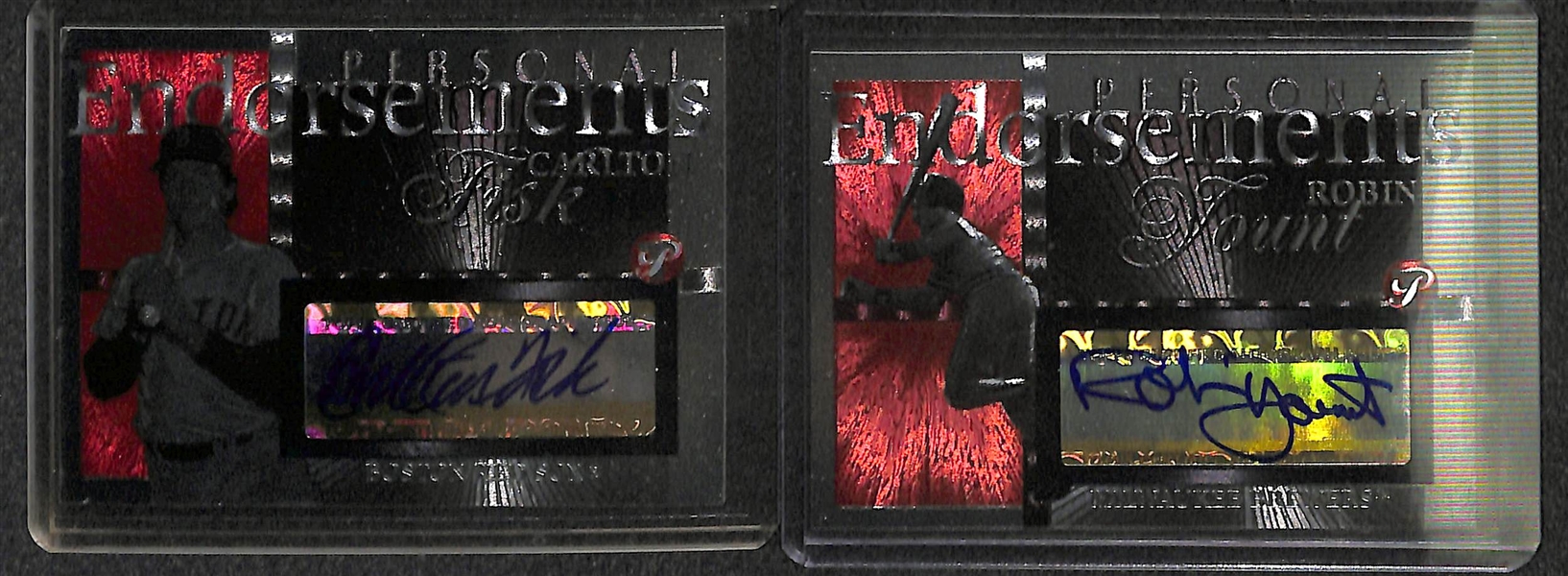 Lot Of 10 2005 Topps Pristine Legends Autograph Card w. Yount & Jackson