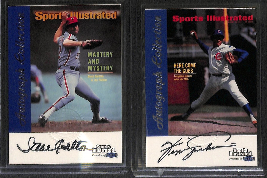 Lot Of 25 1999 Fleer Greats Autograph Cards w. Yaz, Jackson, Robinson