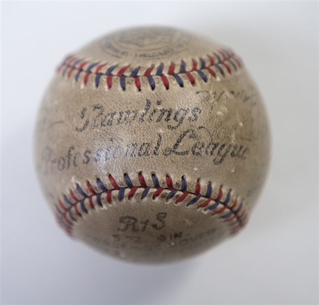 1920s-30s MLB Stars Multi Signed Baseball w. Walter Johnson & Dizzy Dean - PSA/DNA