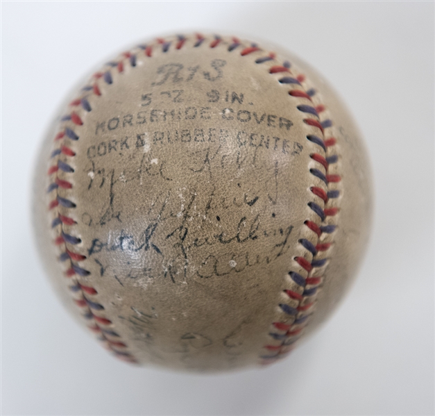 1920s-30s MLB Stars Multi Signed Baseball w. Walter Johnson & Dizzy Dean - PSA/DNA