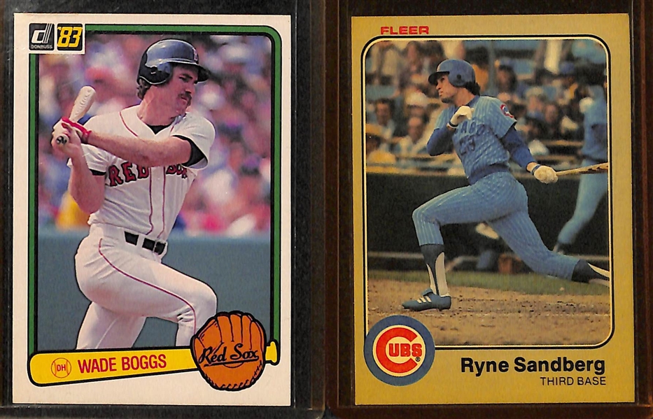 Lot of (21) Baseball Rookies - Stars and HOFer (inc. 5 Tony Gwynn)