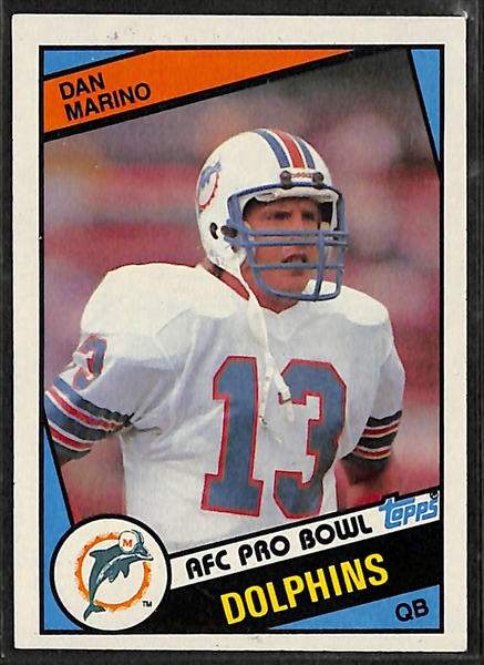Lot of (9) Football HOF Quarterback Rookies w/ Marino, (2) Favre, Steve Young, (5) Aikman