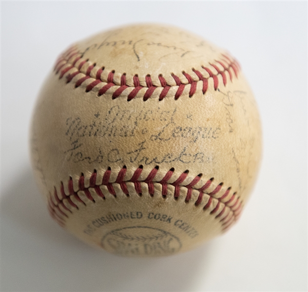 1949 Phillies Team Signed Baseball w. Ashburn
