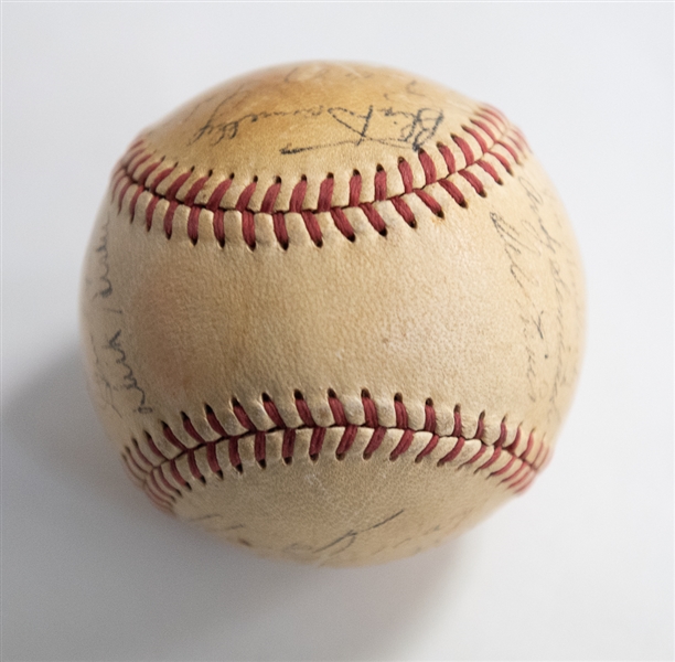 1949 Phillies Team Signed Baseball w. Ashburn