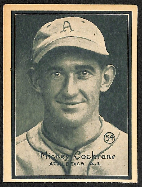 3 1931 W517 Baseball Cards w. Foxx - Simmons - Cochrane