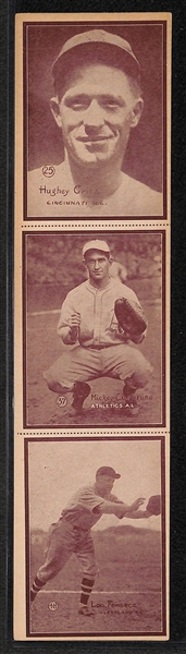1931 W517 Uncut Sheet w. Mickey Cochrane RARE