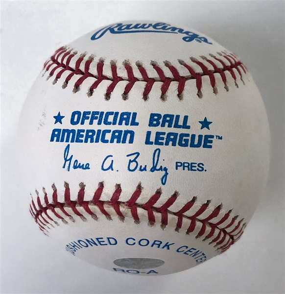 Yogi Berra & Don Larsen Signed & Inscribed Rawlings OAL Baseball - Perfect Game WS 1956 - JSA