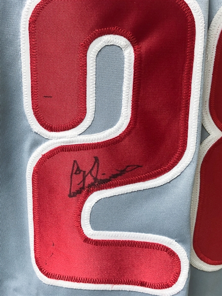 Curt Simmons Signed Philadelphia Phillies Jersey