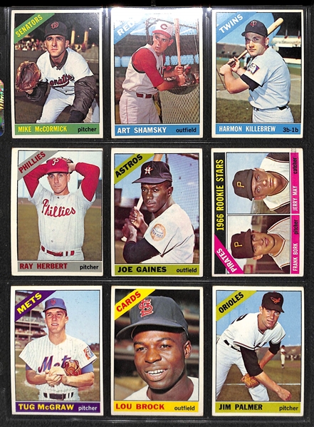 1966 Topps Low Number Baseball Set [Card #1-522] - Mantle, Mays, Aaron, More!