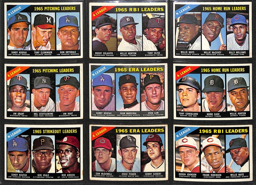 1966 Topps Low Number Baseball Set [Card #1-522] - Mantle, Mays, Aaron, More!