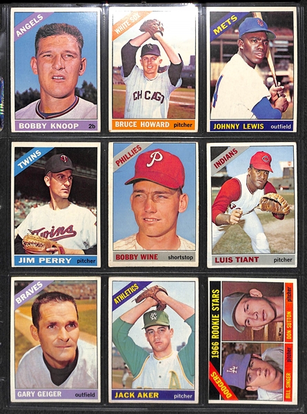 1966 Topps Low Number Baseball Set [Card #1-522] - Mantle, Mays, Aaron, More!