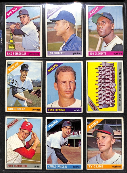 1966 Topps Low Number Baseball Set [Card #1-522] - Mantle, Mays, Aaron, More!