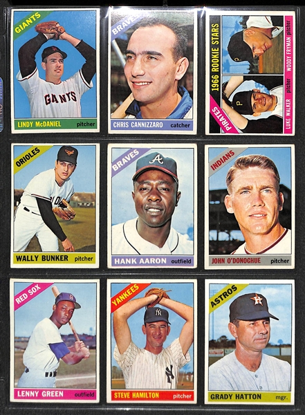 1966 Topps Low Number Baseball Set [Card #1-522] - Mantle, Mays, Aaron, More!