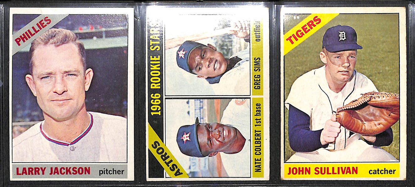 Lot of 33 - 1966 Topps Baseball High Number Cards w. 13 Short Print Cards