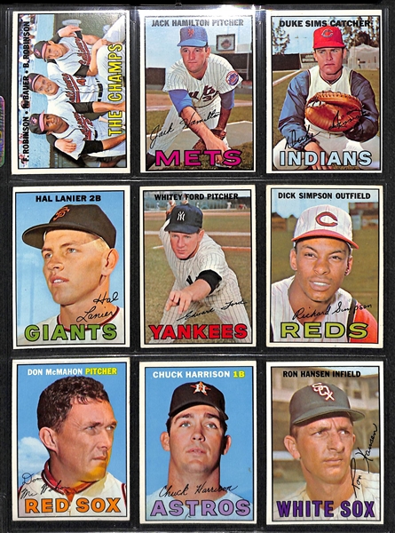1967 Topps Low Number Baseball Card Set [Cards #1-533]